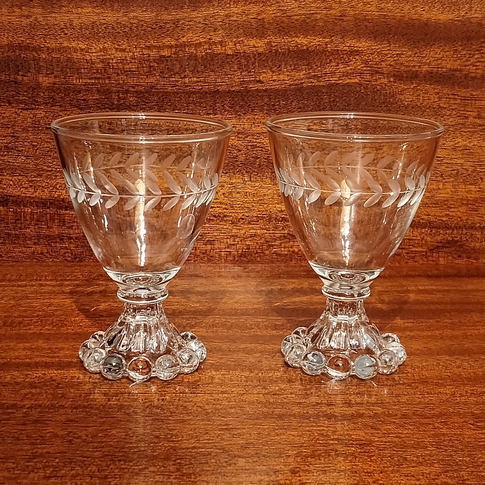 Elegant, Clear Glass Goblets